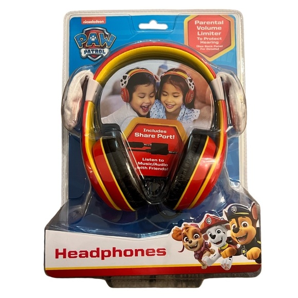 Paw Patrol Marshall Kids Headphones, Adjustable Headband​ - Picture 4 of 6